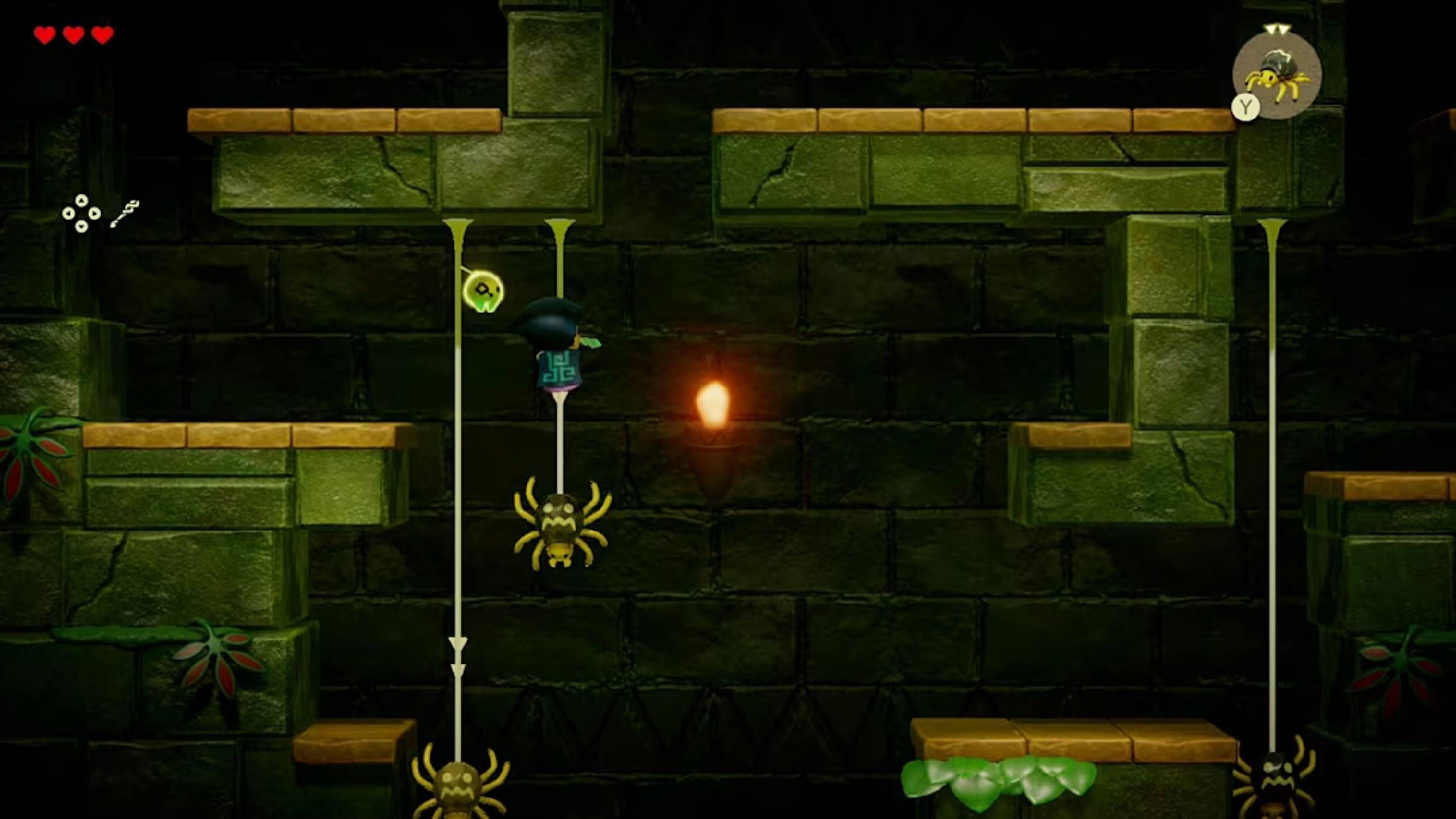 Screenshot of Zelda exploring a dungeon from The Legend of Zelda: Echoes of Wisdom