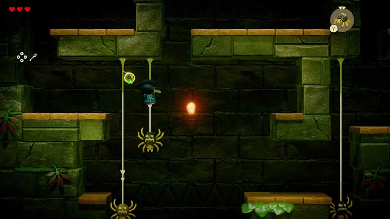 Screenshot of Zelda exploring a dungeon from The Legend of Zelda: Echoes of Wisdom