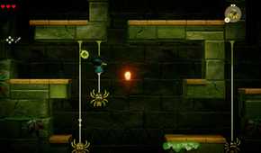 Screenshot of Zelda exploring a dungeon from The Legend of Zelda: Echoes of Wisdom