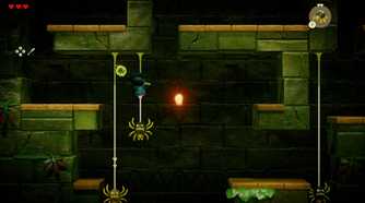 Screenshot of Zelda exploring a dungeon from The Legend of Zelda: Echoes of Wisdom