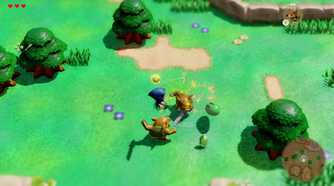 Screenshot of Zelda fighting Moblins in The Legend of Zelda: Echoes of Wisdom
