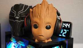 Baby Groot Headset stand