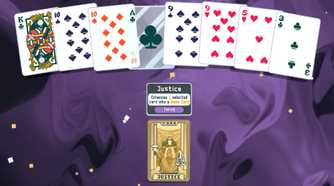 playing cards against purple background.