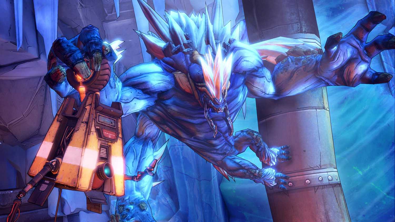 Claptrap is captured in Borderlands 2