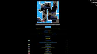 Screenshot of Celeste Classic video game level played in web browser