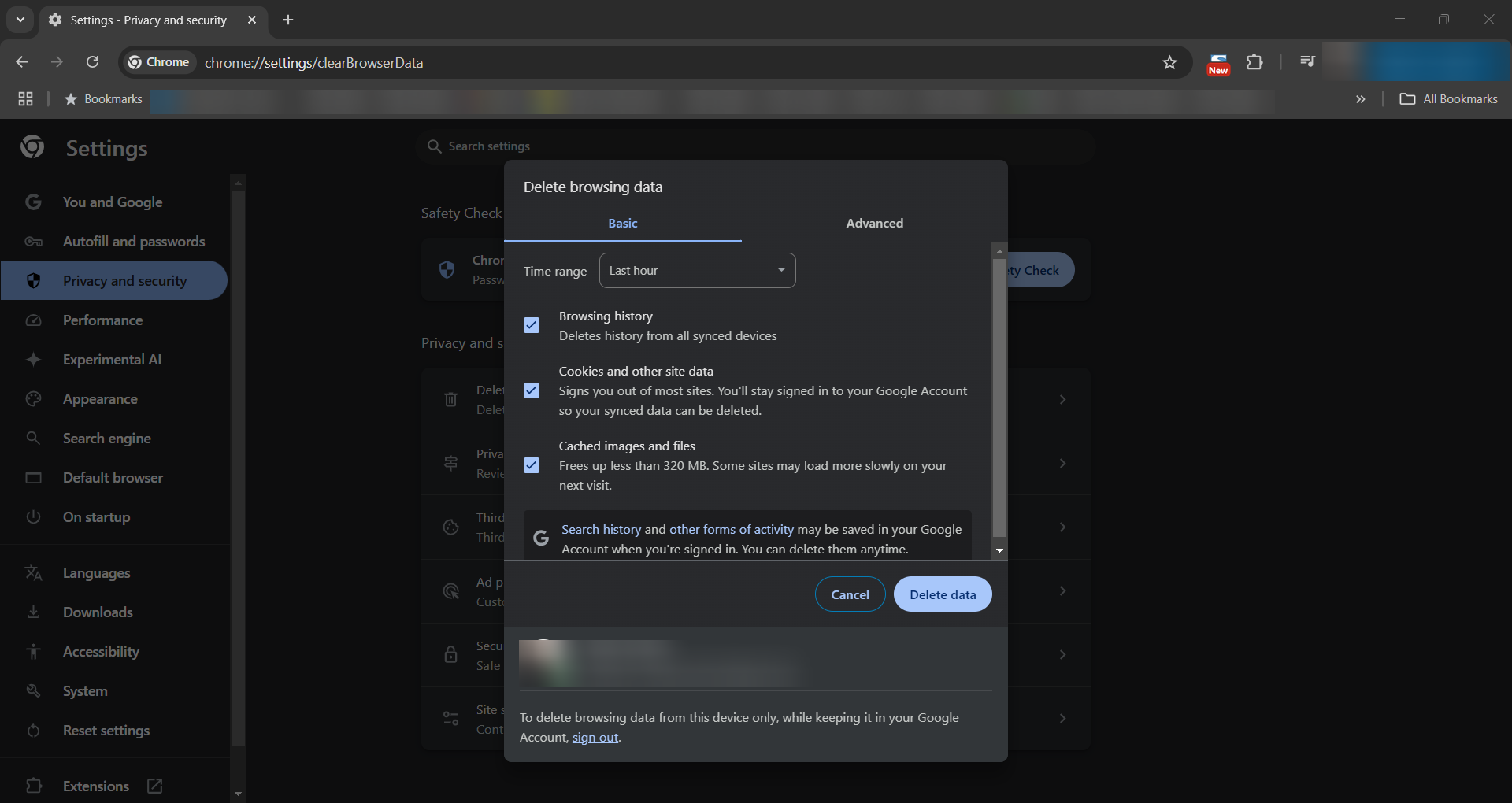 chrome-clear-browsing-data