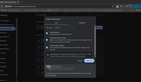 chrome-clear-browsing-data