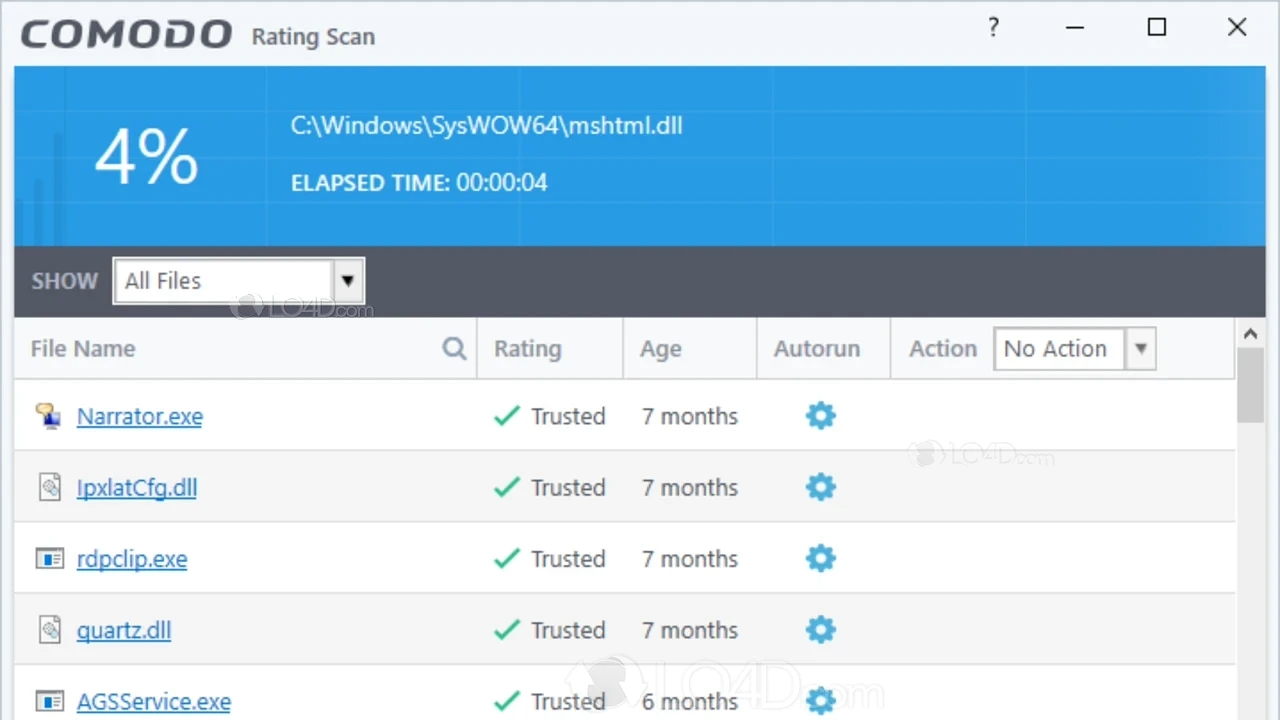 comodo Firewall scan