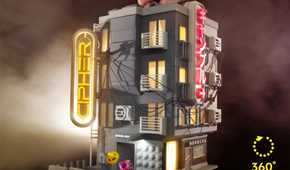 Cyberpunk Dice Tower
