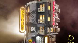 Cyberpunk Dice Tower