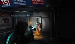 Screenshot from Dead Space 2 of an exploder necromorph