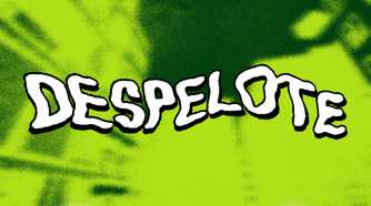 Screenshot from despelote video game of title card.