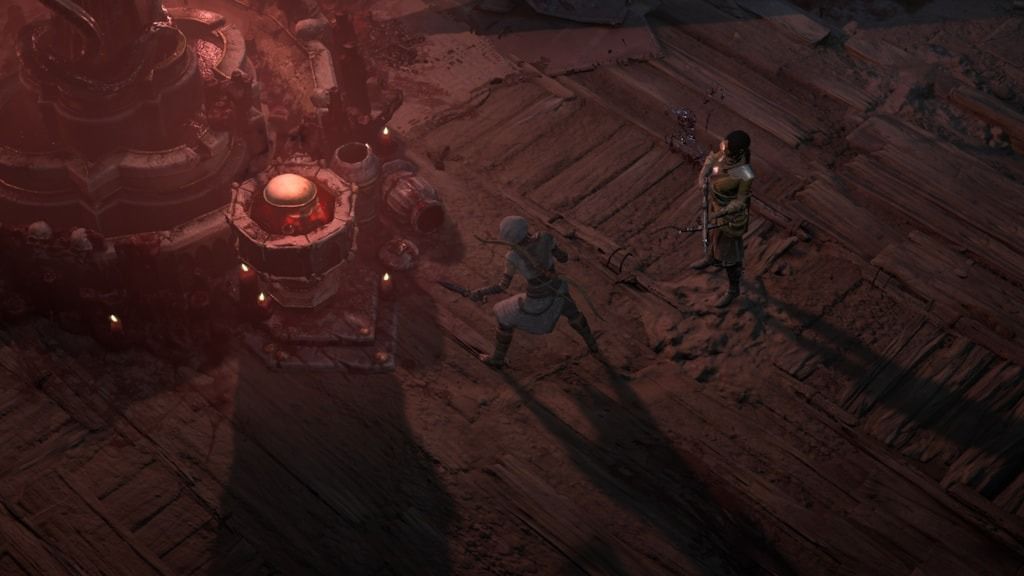 Screenshot of Seasons of Blood characters in Diablo 4