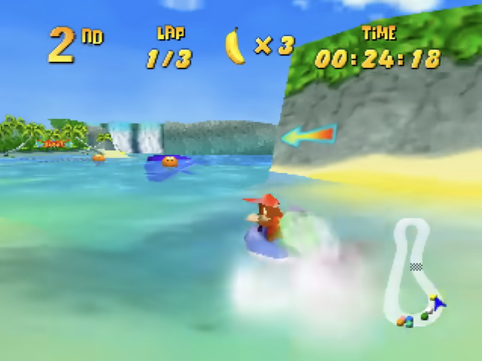 Screenshot of Diddy Kong Racing