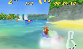 Screenshot of Diddy Kong Racing
