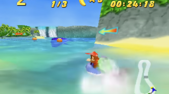 Screenshot of Diddy Kong Racing