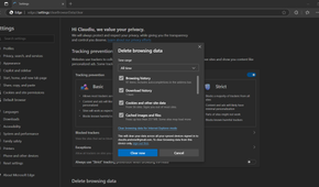 Edge-delete-browsing-data