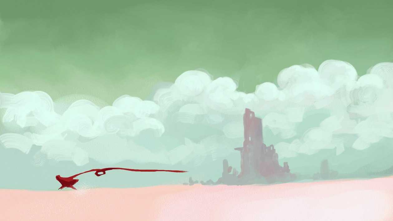 Artwork of Journey character running