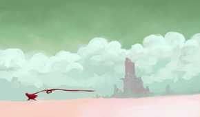 Artwork of Journey character running