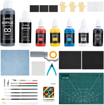 elegoo 3D printing painting kit