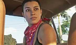 GTA VI Lucia sitting in car with cash