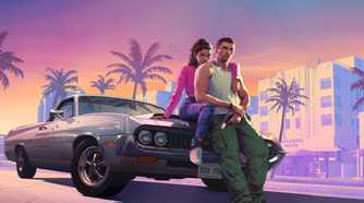 GTA VI Lucia and Jason on hood of car