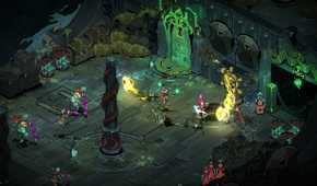 fighting enemies in underground dungeon
