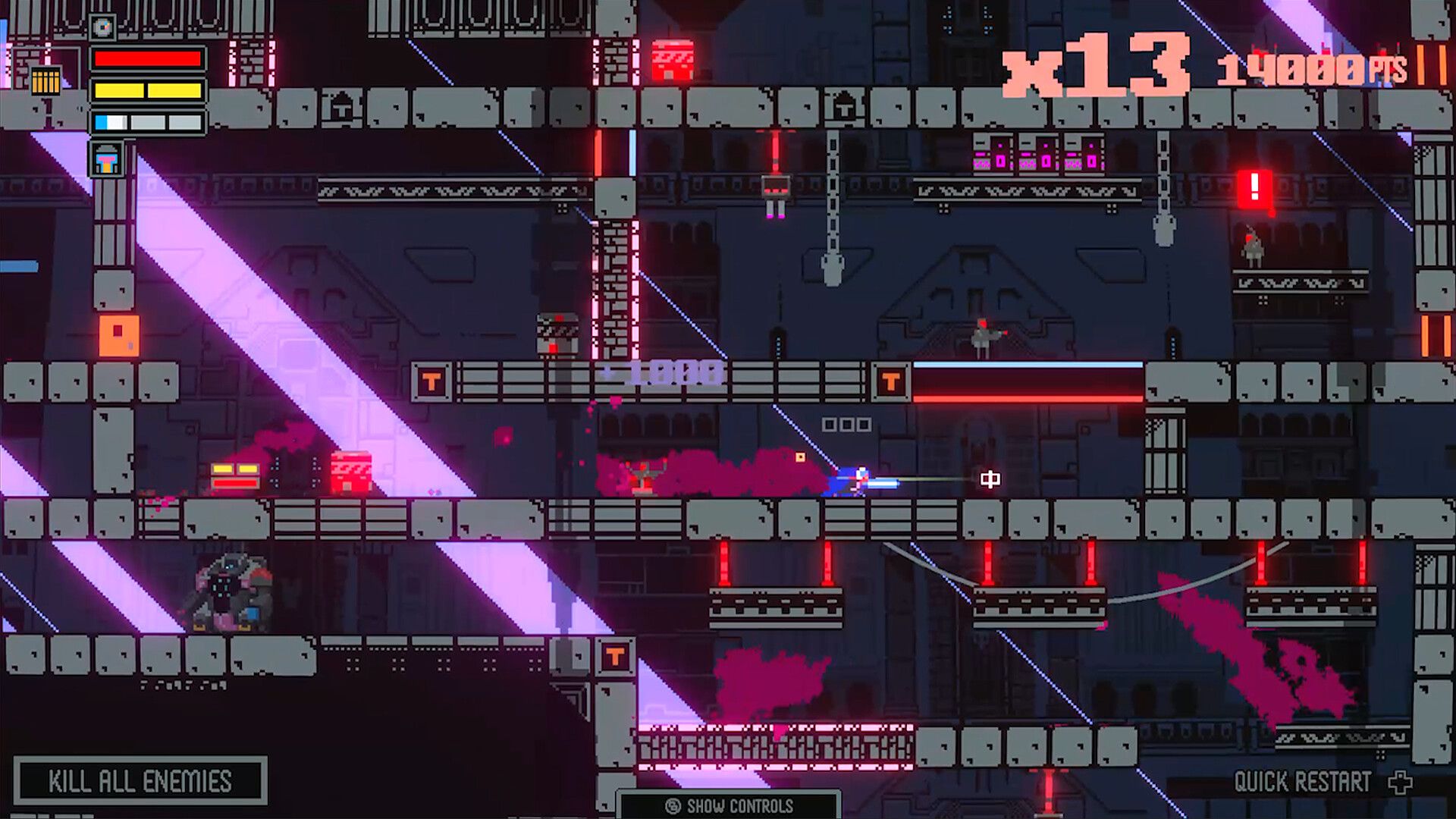 Screenshot from Haneda Girl video game of Haneda Girl dashing forward