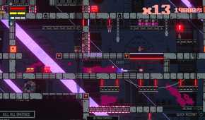 Screenshot from Haneda Girl video game of Haneda Girl dashing forward