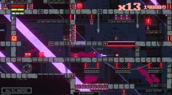 Screenshot from Haneda Girl video game of Haneda Girl dashing forward