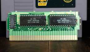 PCB from the original NES Super Mario Bros cartridge