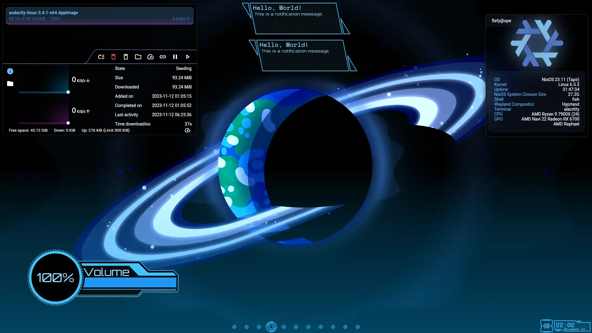 Hyprland Celestial