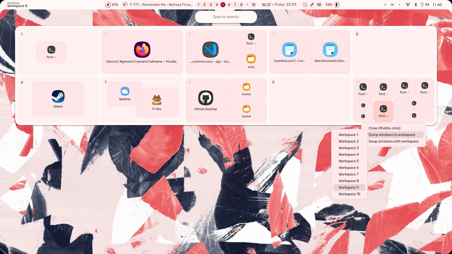 hyprland-end4-3-preconfigured-screenshot