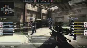 Screenshot from a professional Counter-Strike esports match in which one team was found match-fixing