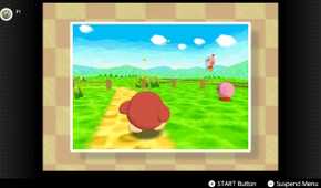 Screenshot of Kirby 64 The Crystal Shards running on the Nintendo Switch