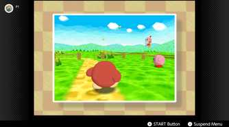 Screenshot of Kirby 64 The Crystal Shards running on the Nintendo Switch