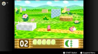 Screenshot of Kirby 64 The Crystal Shards running on the Nintendo Switch