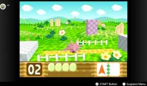 Screenshot of Kirby 64 The Crystal Shards running on the Nintendo Switch