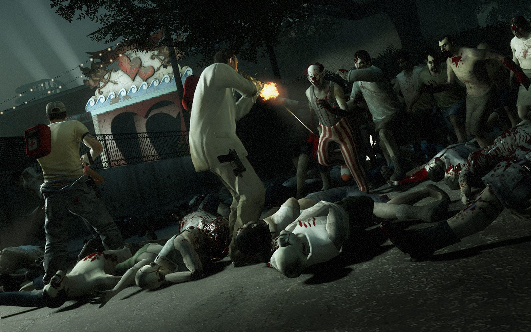 left 4 dead 2 circus zombie horde