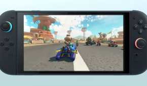 Mario Kart 9 on Nintendo Switch 2 Luna driving