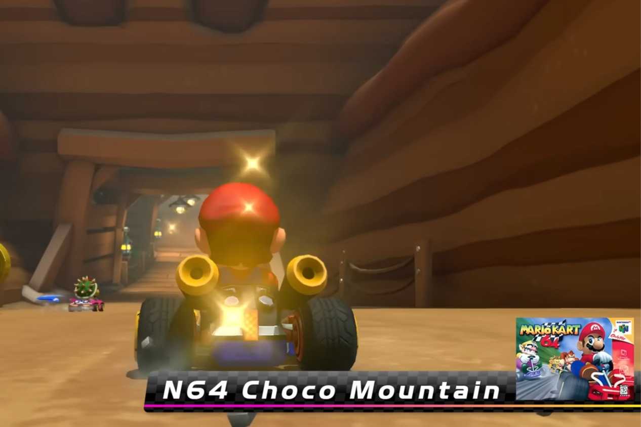Mario Kart 8 Choco Mountain Cave