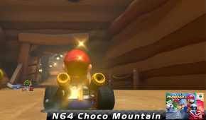 Mario Kart 8 Choco Mountain Cave