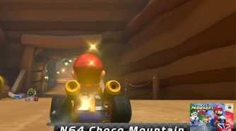 Mario Kart 8 Choco Mountain Cave