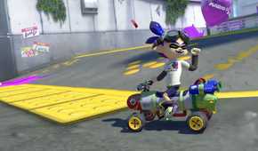 Mario Kart 8 Inkboy celebrating