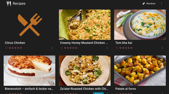 Mealie Recipe List