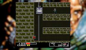 Metal Gear screenshot, Snake heading for an elevator
