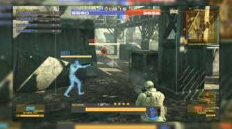 Metal Gear Arcade screenshot of a combat session