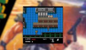 Metal Gear Snake's Revenge screenshot of Snake sneaking