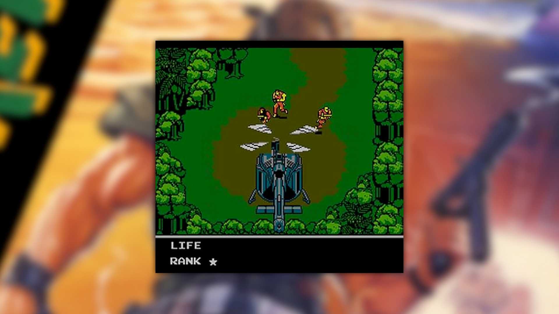 Metal Gear Snake's Revenge screenshot of a Helicopter