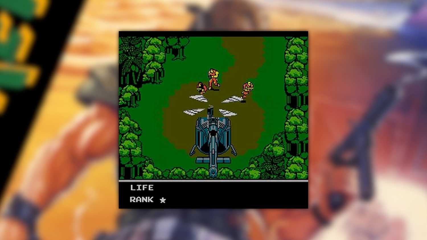 Metal Gear Snake's Revenge screenshot of a Helicopter
